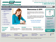 Tablet Screenshot of formation-ifp.com